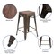 Flash Furniture 24" High Metal Indoor Counter Stool, Gray, PK4 4-ET-31320W-24-GN-R-GG - alternate 8